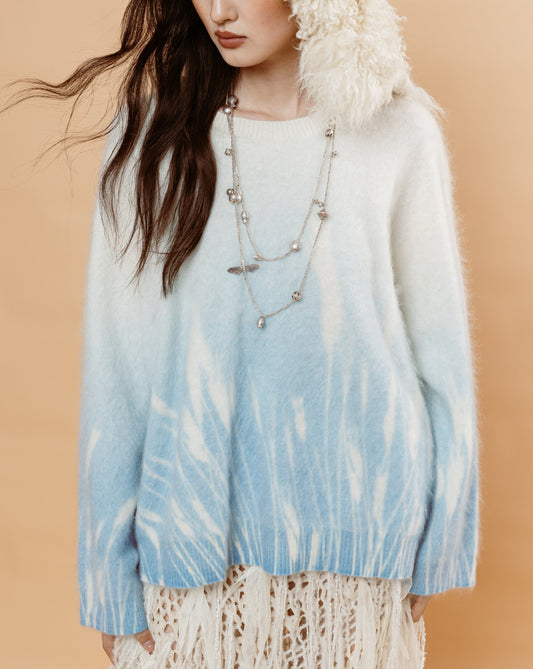 ANGEL CHEN OMBRE CASHMERE SWEATER