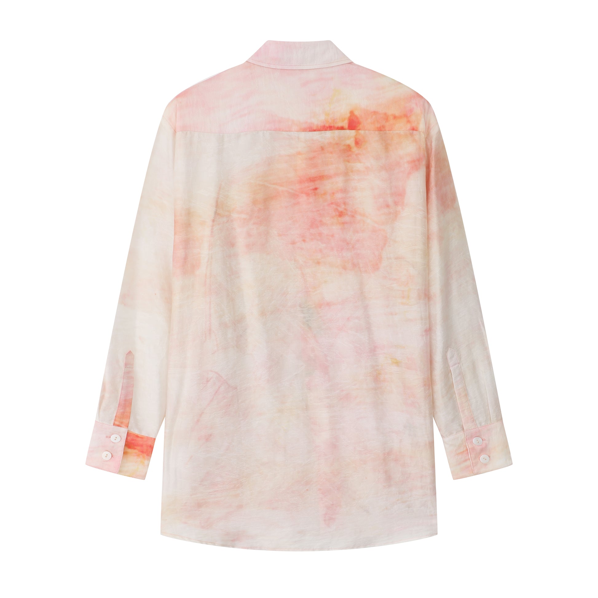 Pink Gradient Orchid Printed Shirt
