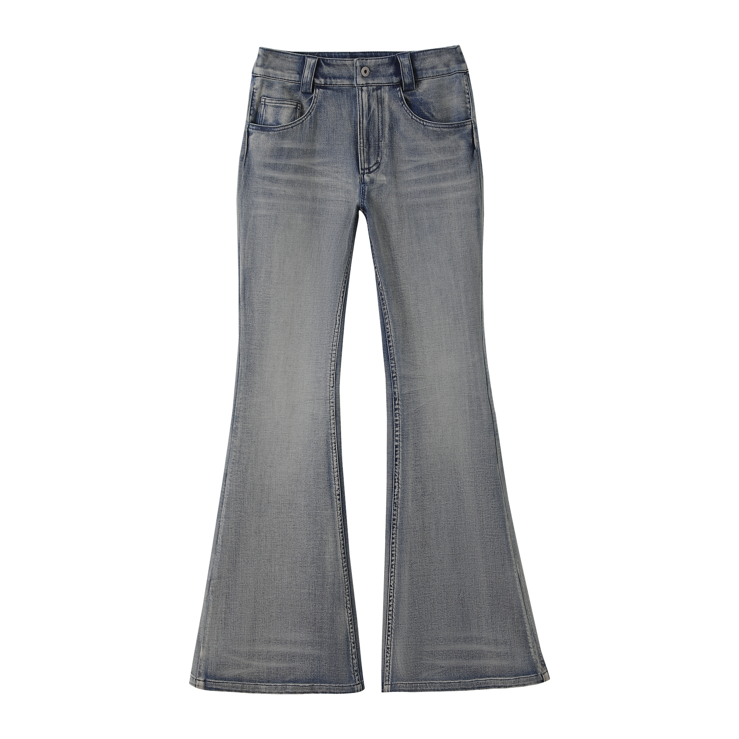 WASHED FLARE JEANS