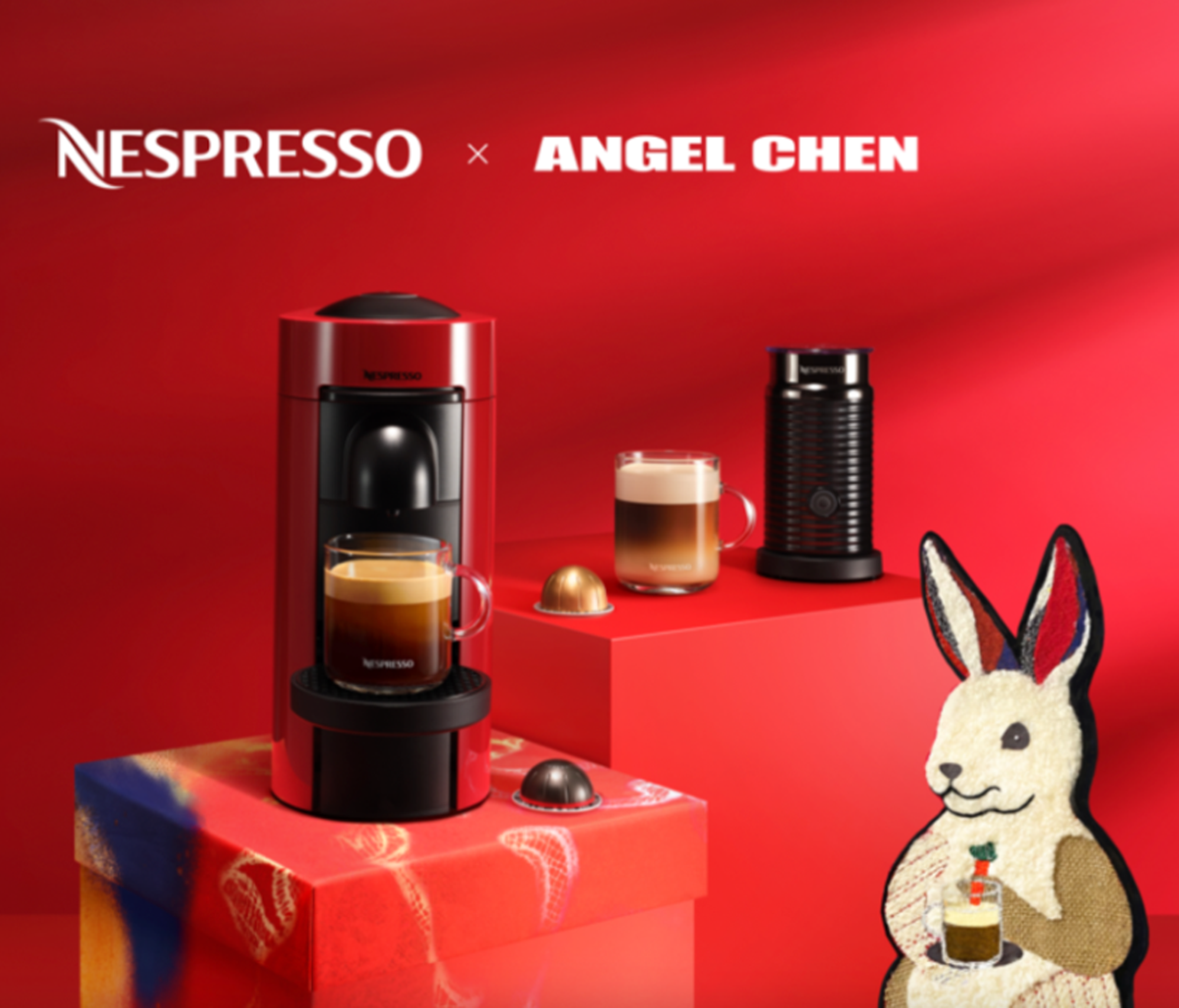 NESPRESSO X ANGEL CHEN LIMITED EDITION FOR THE YEAR OF RABBIT
